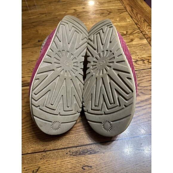 UGG Woman's Tasman Corduroy II Slipper Red Wine US 12 - Picture 5 of 5